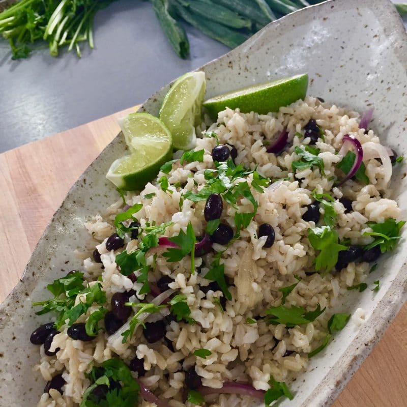 Brown rice and beans 2019