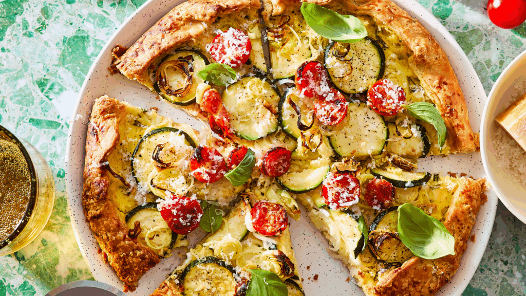 Dainty Rice | Leek, Zucchini & Rice Galette