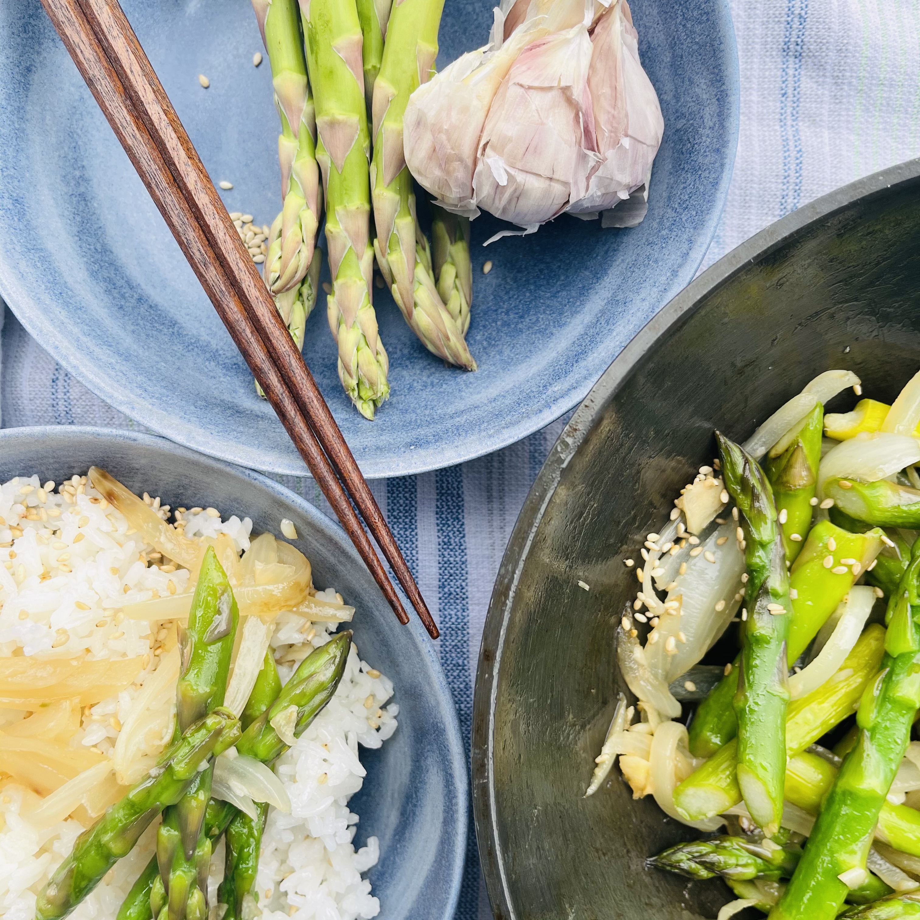 garlic-asparagus-rice
