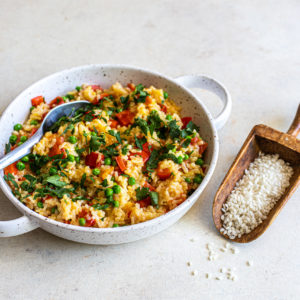 Dainty Rice | Rice cooker Paella - Dainty Rice