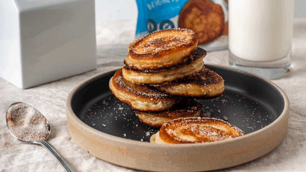 Dainty Rice | Cinnamon Doughnut Pancakes, gluten-free