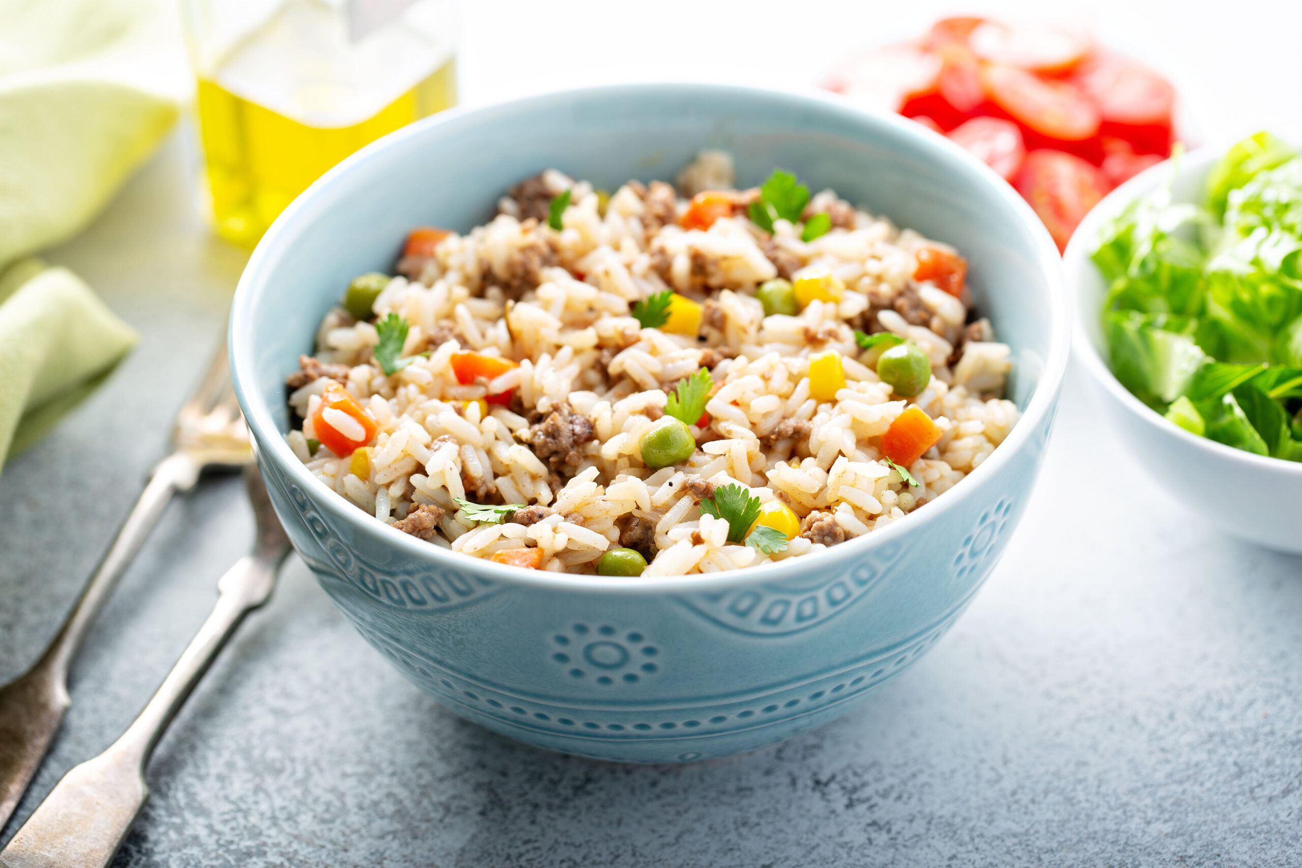 Ground beef rice recipe