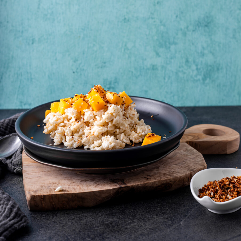 Dainty Rice | Coconut Milk Rice Pudding Recipe