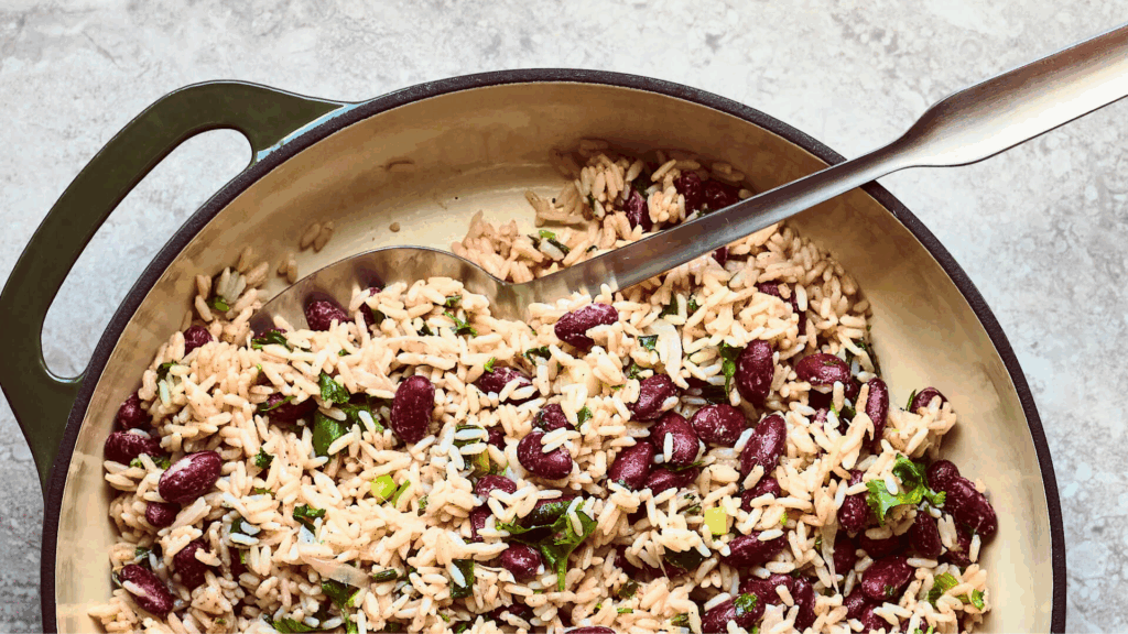 Dainty Rice | Caribbean Coconut Rice and Beans