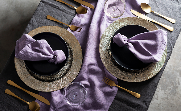 You’re having guests over for dinner. What’s the look?